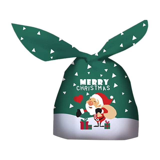 Less Than 5 Home Textile Storage Christmas Candy Packaging Bag Lovely Rabbit Ear Bag Nougat Dessert Gift Bag