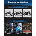 thumbnail image 3 of Kojooin 450 lb Capacity Motorcycle Stand, Rear Wheel Lift Stand with U-Shaped and L-Shaped Adjustable Swingarm Spools, 3 of 7