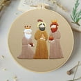 thumbnail image 2 of Birdeem Vintage Religious Hand Embroidery Diy Handmades Fabric Material Kit Creatives Needlework Embroidery, 2 of 5