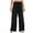 Black, variant on Hngshg Women's Wide Leg Sweatpants High Waist Drawstring Baggy Sweat Pants with Pockets Lounge Pants