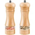 thumbnail image 1 of Juego de 2 molinillos de pimienta y sal, salero y pimentero de madera, ajustable con molinillo de especias de cerámica, molinillo de pimienta clásico, molinillos de especias manuales brillar Electrónica, 1 of 5