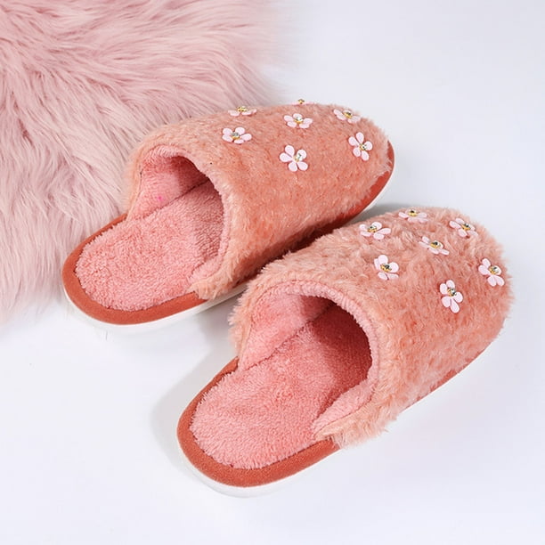 Zapatos Chalas Peludas Sandalias Peludas Hannah De Doble Correa