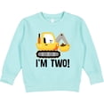 thumbnail image 2 of Inktastic 2nd Birthday Construction Truck Boy Toddler Sweatshirt, 2 of 4