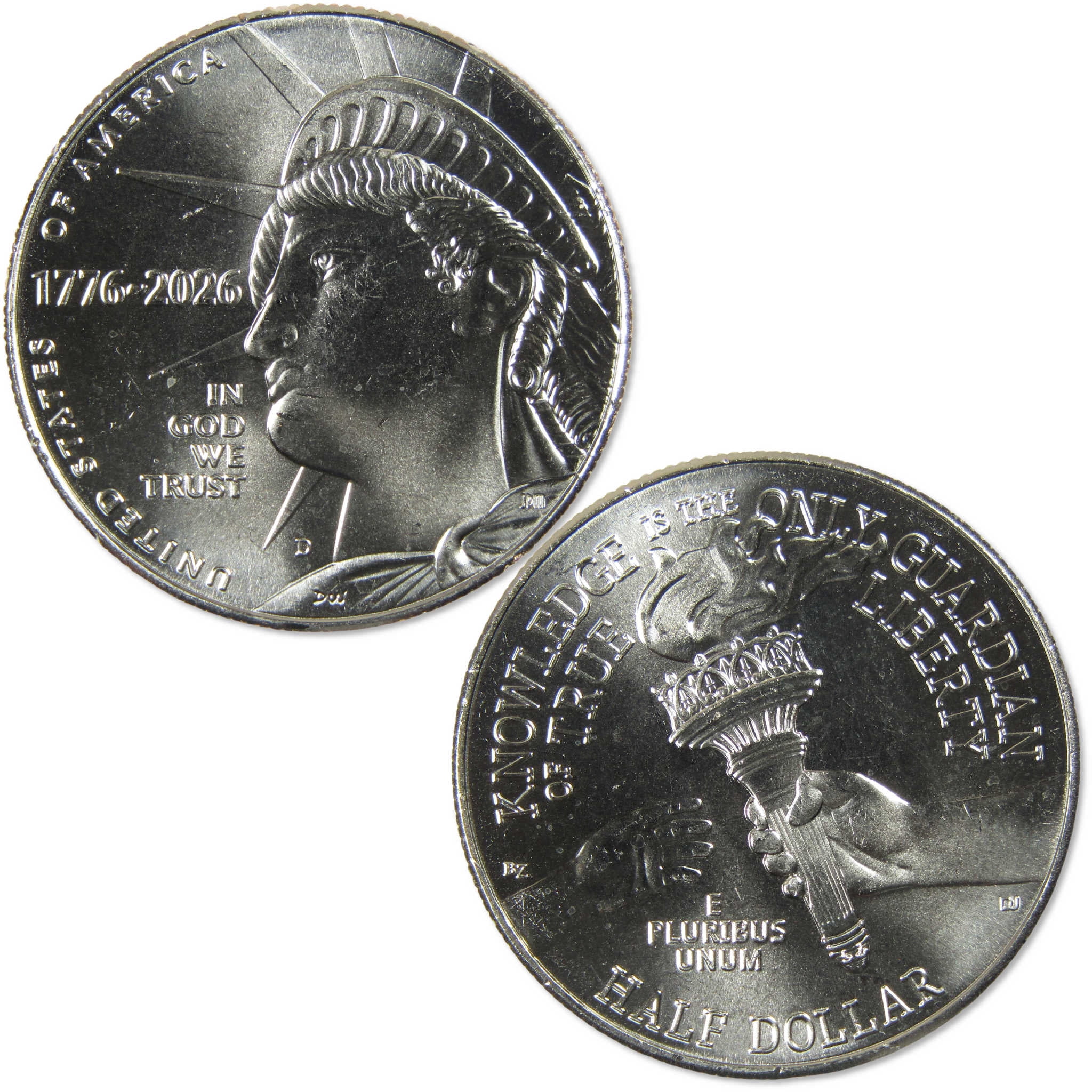 2026 D Enduring Liberty American 250th Anniversary Semiquincentennial Half Dollar Uncirculated