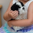 thumbnail image 4 of DEMDACO Sitting Small Havanese Dog Black and White Children's Plush Stuffed Animal, 4 of 5