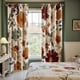 thumbnail image 2 of Cortinas Jinchan Lora 95% Opacas Florales 244x127 cm Beige, 2 of 9