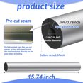 thumbnail image 2 of 8 Pcs Pipe Insulation Foam Tube for 3/4'' Pipes,Happon Pre Slit Duct Wrap with Aluminum Foil,Self Adhesive Foam Pipe for Outdoor Winter Cold Hot Water Pipe Winterizing Heat Preservation, 2 of 7