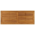 thumbnail image 7 of Afuera Living Teak Wood Patio Coffee Table in Natural, 7 of 7