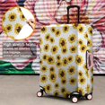 thumbnail image 4 of White Yellow Sunflower Pattern Luggage Cover Fashion Suitcase Cover Baggage Covers Fit 25-28 Inch Luggage (Go Travel), 4 of 5
