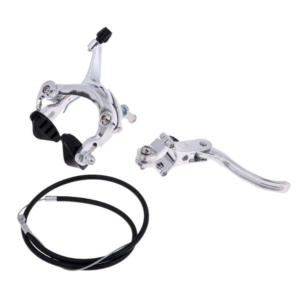 LoveinDIY Alloy U Caliper Lever & Cable Kit for BMX Bike Parts 