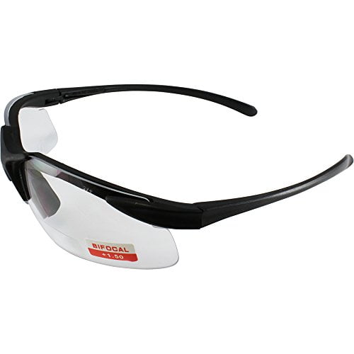 DEWALT Reinforcer Diopter with Clear Lens RX Bifocal 1.5 Safety Glasses 