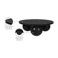 thumbnail image 2 of Meridian Furniture Spherical Black Marble Coffee Table, 2 of 8