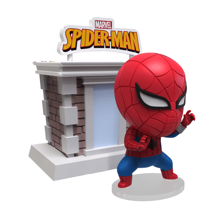 YuMe Spider-Man Tower Hero - 3 Collectible Toy Figures - Walmart.com