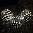 thumbnail image 5 of Christmas LED String Lights Moroccan Ball Iron Hollow Small Ball Lights Holiday Outdoor Indoor Decorative Lighting for Party Garden Tree, 5 of 5