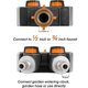 thumbnail image 5 of Way Distributor, Adjustable Water Flow And Lockable Water Distributor, 3/4" And 1/2" Water Distributor For Garden Hose, Garden, Washing, Pet Cleaning, 5 of 5