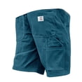 thumbnail image 4 of Mens Shorts, Awwp Men's Corduroy Shorts with Embroidered Logo Casual Cargo Shorts for Men Mint Green M, 4 of 5