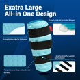 thumbnail image 3 of Comfytemp Grande Attelle Tibiale pour Mollet, Blocs de Glace Réutilisables pour Blessure, Gel 2 Pcs, Bloc Froid pour Coude, Manchon de Compresse Chaude/froide pour Enflure, Tendinite, K, 3 of 7