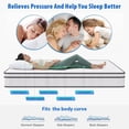 thumbnail image 3 of YRLLENSDAN 10 Inch Innerspring Mattress in a Box with Bamboo Charcoal Gel Memory Foam Fiberglass Free CertiPUR-US Certified Medium Firm Spring Mattress Pressure Relief,Queen, 3 of 7