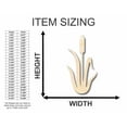 thumbnail image 2 of Unfinished Wood Cattail Shape - Plant - Craft - up to 46" DIY 24" / 3/4", 2 of 3