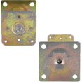 thumbnail image 3 of 2pcs Galvanized Adjustable 100-150mm Post Base Support, Heavy Duty Elevated Roof & Building Support, 3 of 5