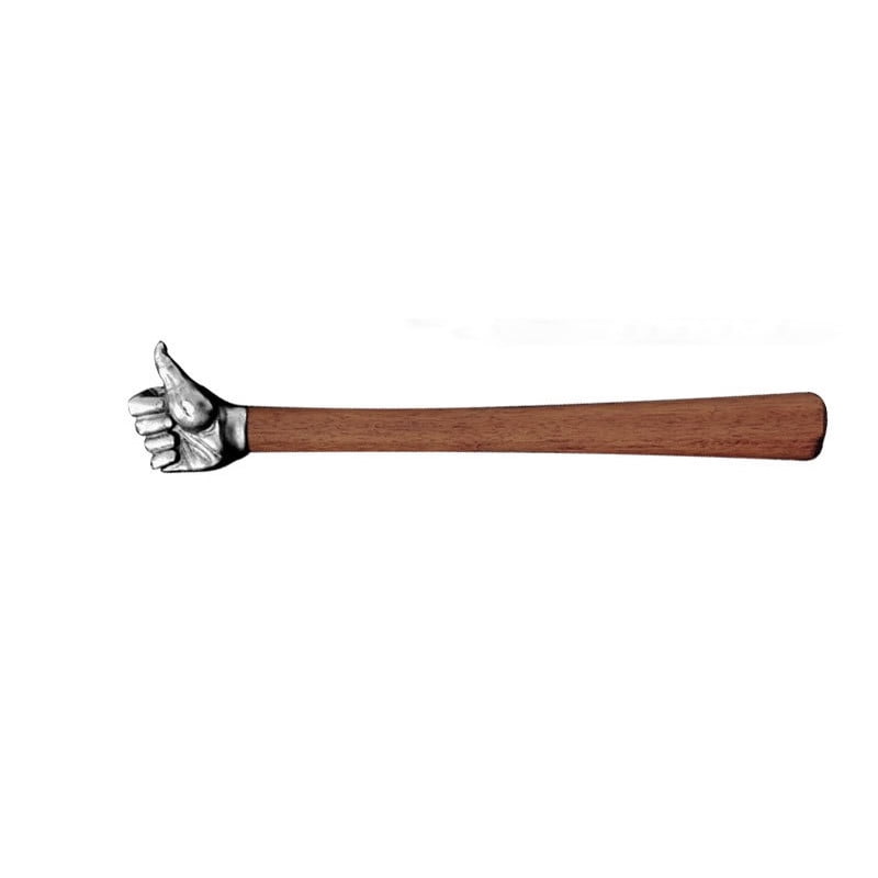 FHBVT Stainless Steel Multi-Purpose Tool With Wooden Ergonomic Handle Vintage Rust Proof Design For Home Car Decoration Camping Survival Hammering DIY Project Gift Handyman Outdoor Hiking Accessory