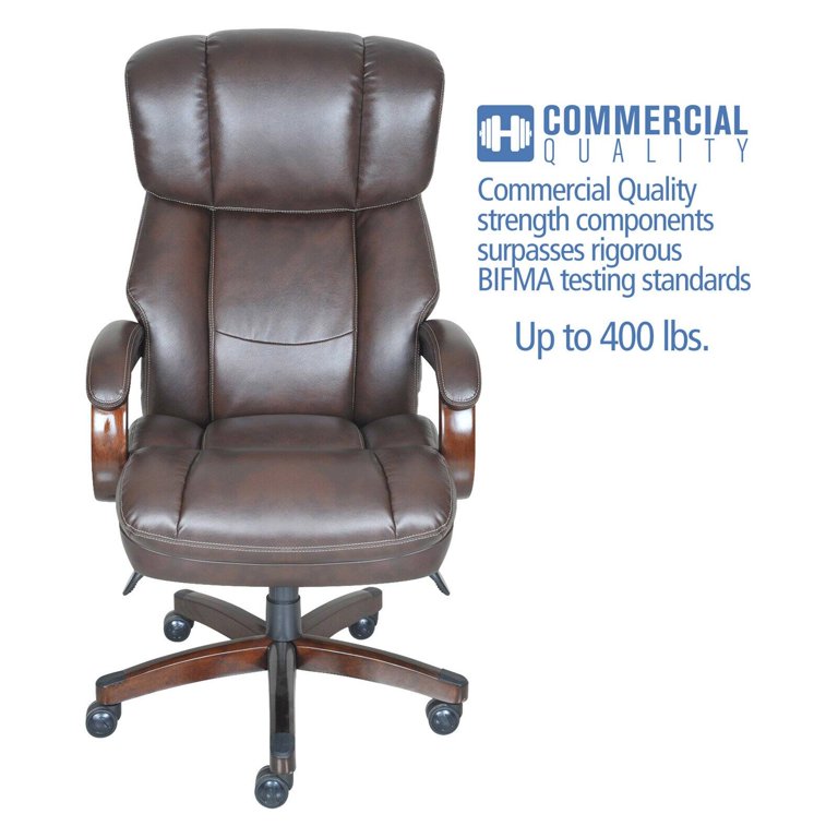 La-Z-Boy Fairmont Big and Tall Executive Office Chair - Biscuit 