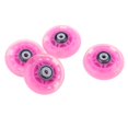 thumbnail image 1 of Ruedas de poliuretano premium para longboard, monopatín, quad, patines en línea o Rosado Cola Rueda de patines de PU, 1 of 7