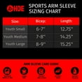 thumbnail image 5 of HDE Arm Compression Sleeves for Kids Youth Sports Basketball Shooting Red 2 Count - M, 5 of 5