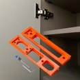 thumbnail image 1 of Herramienta de localización de ranuras, plantilla para bisagras de puertas, herrajes para gabinetes de madera, guía de orificios para bisagras de, 1 of 8