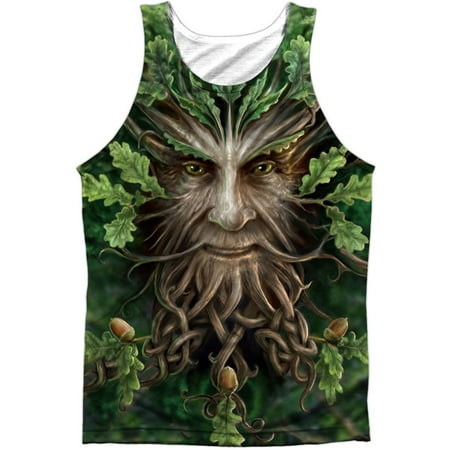 - Anne Stokes Men's Oak King Mens Tank White