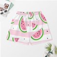 thumbnail image 3 of PRIYAL Watermelon Womens Pajamas Shorts Set Two-piece Pj Sets Short Sleeve, 3 of 6