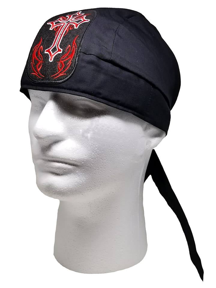 CHRISTIAN Cross Doo-Rag with SWEATBAND 