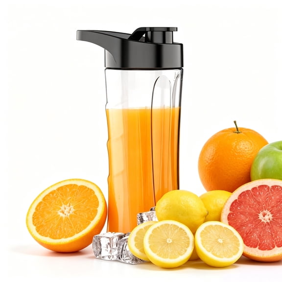 12 oz Bottle, Reusable Single Serve Blender Cup, BPA-Free Jar, for smoothie juice 13