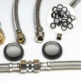 thumbnail image 1 of OULII 30Ud Juntas De Para En Manguera De Inoxidable Resistentes Y Multiusos Para Lavabo, 1 of 6