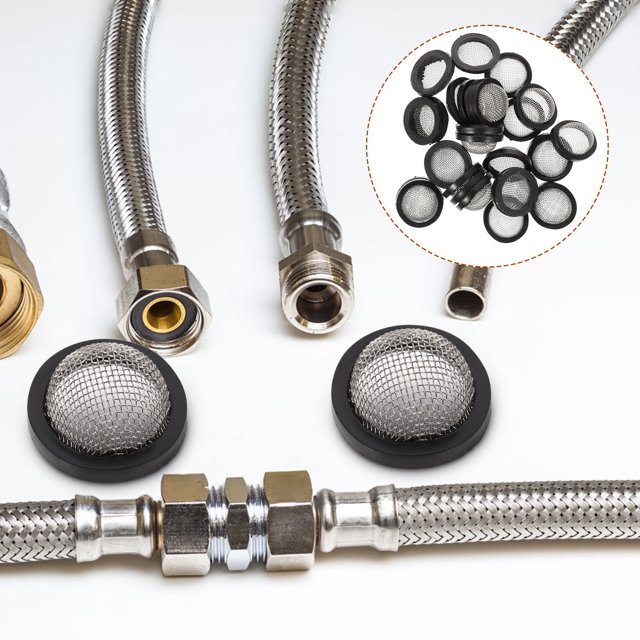 OULII 30Ud Juntas De Para En Manguera De Inoxidable Resistentes Y Multiusos Para Lavabo