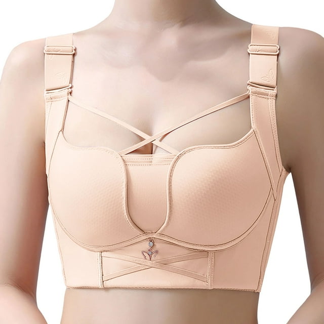 Strap Full Coverage Wireless Bra for Comfort and Lift from Everyday Seamless Shaping Bodice for All Seasons with Side Support and Enhanced Lift