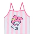 thumbnail image 2 of Wonder Nation Girls Hello Kitty My Melody Tankini Top and Bikini Bottoms Set, 2-Piece, Sizes 4-12, 2 of 3