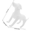 thumbnail image 2 of NIYANGLE PVC Dog Model Mannequin Sleek Design for Pet Clothing 2Set, 2 of 8