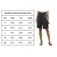 thumbnail image 2 of Amazhiyu Womens Pure Linen Summer Casual High Waisted Bermuda Shorts for Lounge Beach, 2 of 7