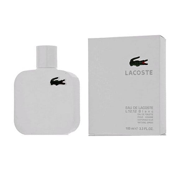 Lacoste L.12.12 White Blanc by Lacoste, 3.3 oz Eau De Toilette Spray for Men