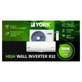 thumbnail image 3 of Minisplit York Inverter Frío Calor 1 Tonelada (12,000 BTUS) 220V YHKF12ZJ6AXPORX, 3 of 4