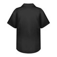 thumbnail image 4 of Short Sleeve Shirts for Men Lapel Button Down Coconut Tree Graphic Print Summer Beach Tops, 4 of 4