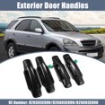 thumbnail image 2 of Juego de manija de puerta Exterior Unique Bargains para Kia Sorento 2003-2009 negro, 2 of 7