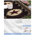 thumbnail image 6 of Western Stars Brown Beach Towels Oversized Super Absorbent, Farmhouse Country Vintage Wood Grain Lightweight Bath Towel Quick Dry Sets For Bathroom/Pool/Rv Camping/Beach Play/Gym Room/Picnic 30"x60", 6 of 8