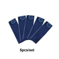 thumbnail image 3 of Yuarrent Banda para el vientre Pantalones de maternidad cómodos Extensor de cintura elástica con botones Agujeros Rectángulo Lavable azul profundo Tela de costura y artesanía azul profundo Yuarrent HA060142-02, 3 of 6