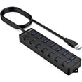 thumbnail image 2 of Concentrador USB 3.0 de 7 puertos VEMONT, concentrador USB con interru, 2 of 2