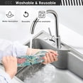 thumbnail image 6 of Coolnut Flower Toucans Sink Splash Guard for Faucet 2 Packs Faucet Absorbent Mats, Flamingo Palm Leaf Faucet Handle Drip Catcher Quickly Drying Mat for Kitchen Counter Bathroom, 30"x5.5", 6 of 7