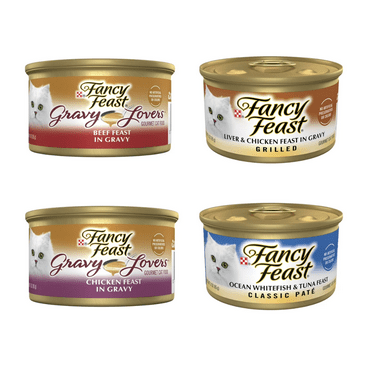 Fancy Feast Gourmet Medleys Variety Pack – 24 Cans, High-Quality Ingredients