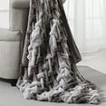 thumbnail image 2 of Modern Threads Braided Microfiber Throw, 50" x 60", Taupe, 2 of 4