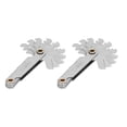 thumbnail image 1 of Pitch Measuring Gauges, Metric Thread Gauge Multi-Size 2Pcs Portable  For Industrial Measurement For Screw Calibration, 1 of 8